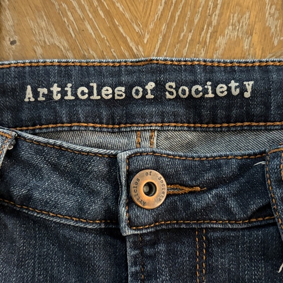 Articles Of Society Faith Flare Oakhurst Raw Hem Jeans Size 29 - Picture 4 of 10